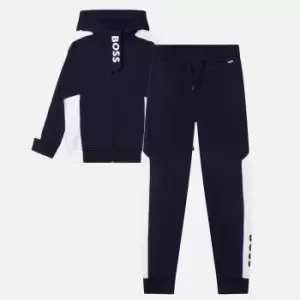 Hugo Boss Boys Hooded Tracksuit Set - Navy - 12 Years