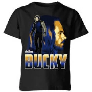 Avengers Bucky Kids T-Shirt - Black - 11-12 Years