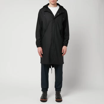 Rains Fishtail Parka - Black - M