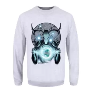 Requiem Collective Mens Infernal Messenger Sweatshirt (M) (Heather Grey)