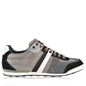 Hugo Boss Akeen Contrast Panel Trainers Mid Grey Men