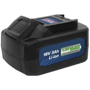 Sealey CP400BP Power Tool Battery 18V 3Ah Li-ion for CP400LI & CP4...