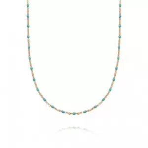 Treasures Turquoise Beaded Necklace BN02_GP