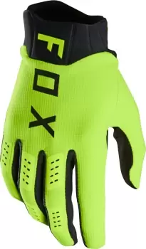 FOX Flexair Motocross Gloves, yellow, Size XL, yellow, Size XL