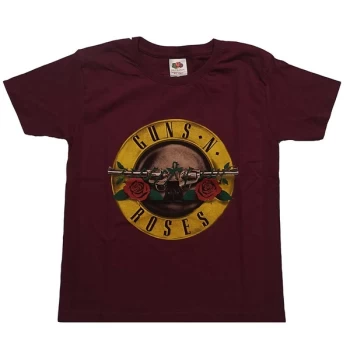 Guns N' Roses - Classic Logo Kids 9-10 Years T-Shirt - Red