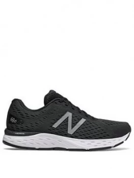 New Balance 680 V6 - Black/White, Size 8, Men