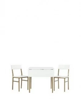 Cosmoliving Mercer Dining Table + 2 Chairs