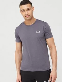 Emporio Armani EA7 Core ID Logo T-Shirt Iron Gate Grey Size L Men