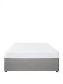 Serene Plain Dye Fitted Sheet - White