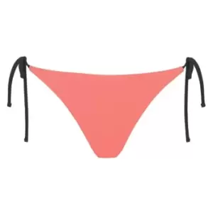 Tommy Bodywear String Side Tie Cheeky Bikini - Pink