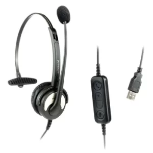 HiHo 150U Monaural USB Headset with Boom Mic