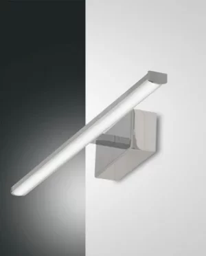 Nala LED Bathroom Over Mirror Light Chrome Glass, IP44