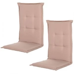 Outsunny High Back Chair Cushion Beige Polyester, Sponge 84B-390V70BG