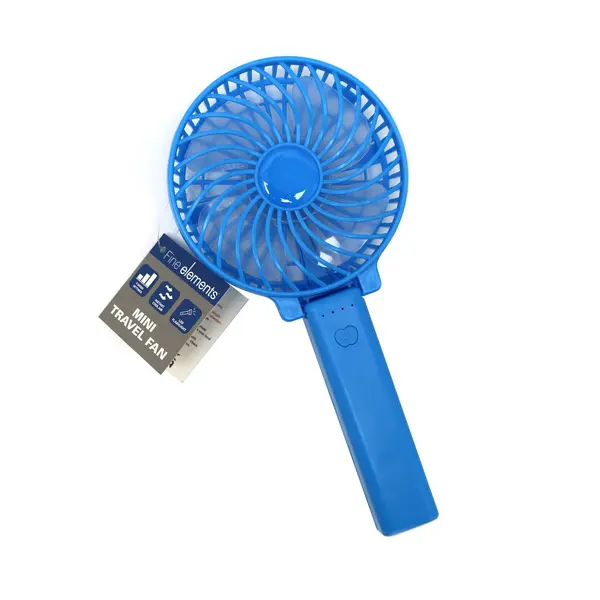 Blue Mini Travel Fan Blue