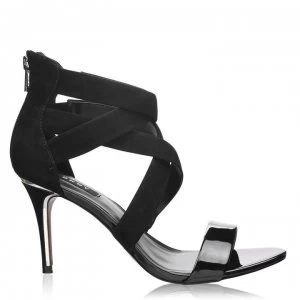 DKNY Iggi Strap Heels - BLK GLD BGD