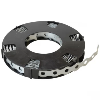 ForgeFix GB12 Contractors Galv Fixing Band Medium Duty 12mm x 0.7 ...