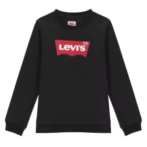 Levis Childrens Batwing Crew Sweatshirt - Black