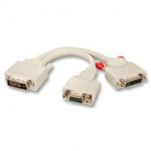 Lindy 41048 video cable adapter 0.2 m VGA (D-Sub) White