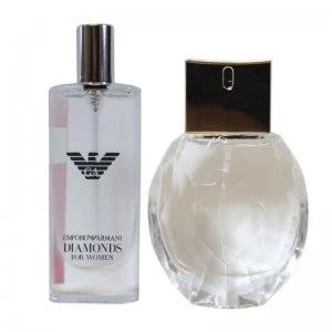 Emporio Armani Diamonds Gift Set 50ml Eau de Parfum + 15ml Eau De Parfum