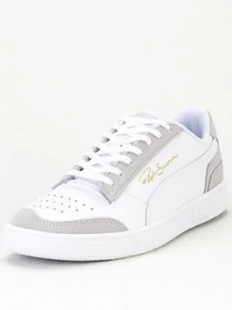 Puma Puma Ralph Sampson Lo Vintage, White/Grey, Size 8, Men