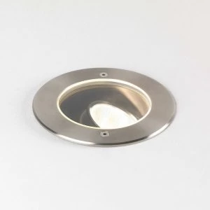 Outdoor LED Ground Light Brushed Stainless Steel IP67