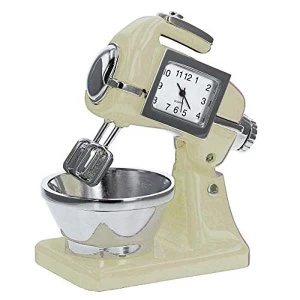 Miniature Clock - Cream Food Mixer