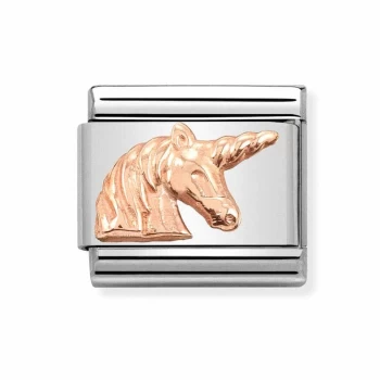 Nomination CLASSIC Rose Gold Unicorn Head Charm 430106/18 *