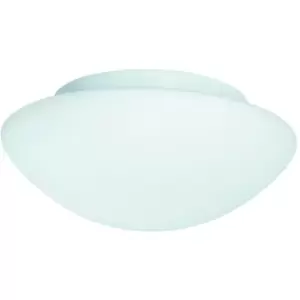 Searchlight Bathroom Flush - Bathroom Flush 2 Light Ceiling Round White with Opal Glass IP44, E27