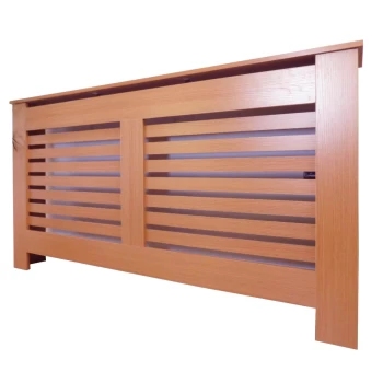 Horizontal Oak Radiator Cover - Large