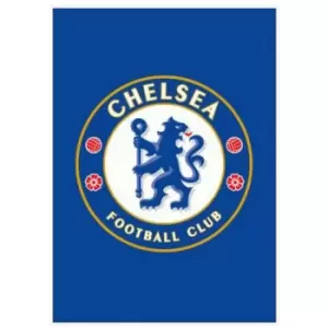 Chelsea FC Crest Rug (One Size) (Blue)