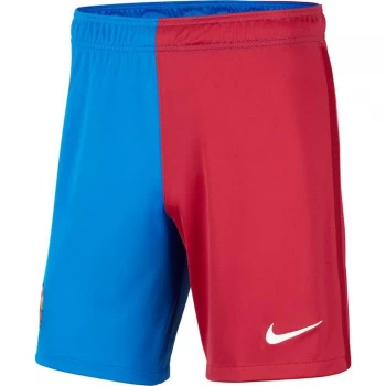 Nike Barcelona Home Shorts 2021 2022 - Blue/Red