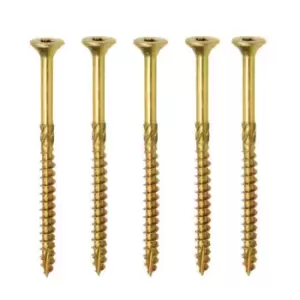 Moderix Hardened TORX Wood Csk Ribs Countersunk Screws - Size 5.0 x 120mm TX25,