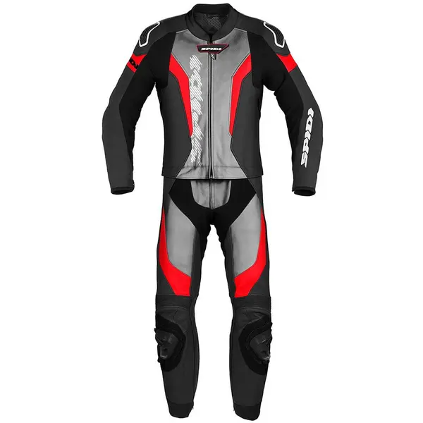 Spidi Laser Touring Two Piece Racing Suit Red Black 54