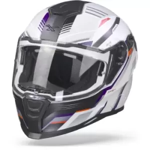 Nexx SX.100R Gridline White Blue Matt M