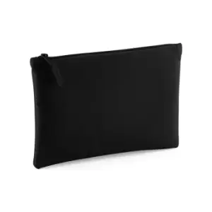 Bagbase Grab Zip Pocket Pouch Bag (Pack of 2) (One Size) (Black)