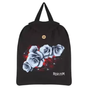 Requiem Collective Fading Beauty Backpack (One Size) (Black/White/Red)