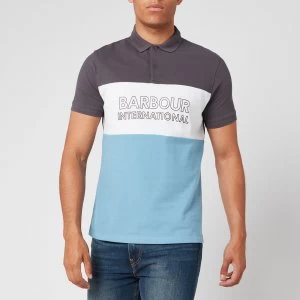 Barbour International Mens Bold Polo Shirt - Dusk Grey - M