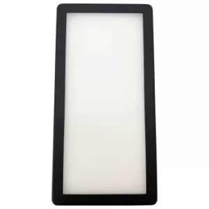 5x MATT BLACK Ultra-Slim Rectangle Under Cabinet Kitchen Light & Driver Kit - Natural White Diffused LED