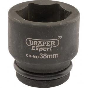 Draper Expert 3/4" Drive Hexagon Impact Socket Metric 3/4" 38mm