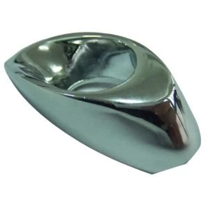 BQ Polished Chrome Effect Oval Furniture Knob Pack of 1