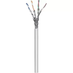 Intellinet Network Bulk Cat6a Cable 23 AWG Solid Wire Grey 305m S/FTP LSZH CPR-Dca Rated Drum