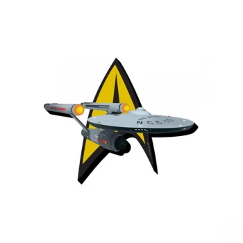 Star Trek Ship And Logo Magnet