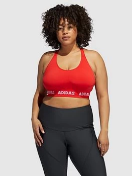 adidas Aeroknit Bra Light Support (Plus Size) - Red, Size 3X, Women