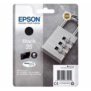 Epson Padlock 35 Black Ink Cartridge