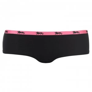 Lonsdale Single Short Ladies - Black/Fluo Pink