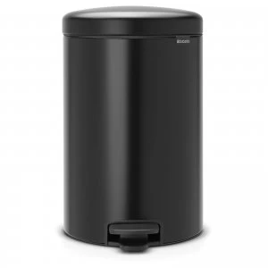 Brabantia New Icon 20 Litre Pedal Bin - Matt Black