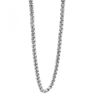 Mens Fred Bennett Stainless Steel 60cm Belcher Necklace