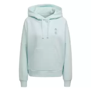 adidas Germany Travel Hoodie Womens - Ice Mint / Shock Mint / Hazy E