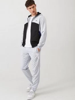 Lacoste Sport Hooded Tracksuit - Grey