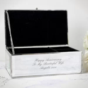 Personalised Mirrored Jewellery Box